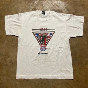 Vintage 90s Lotto British UK Soccer Football Shirt